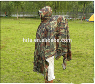 outdoor raincoat military poncho