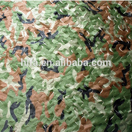 woodland camouflage net for hidden military activity