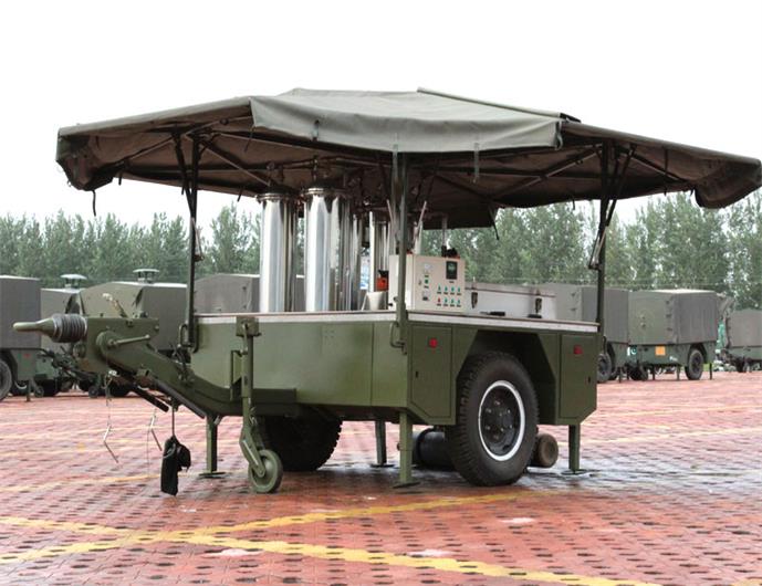 Military water purifying mobile trailer field military water purify equipment