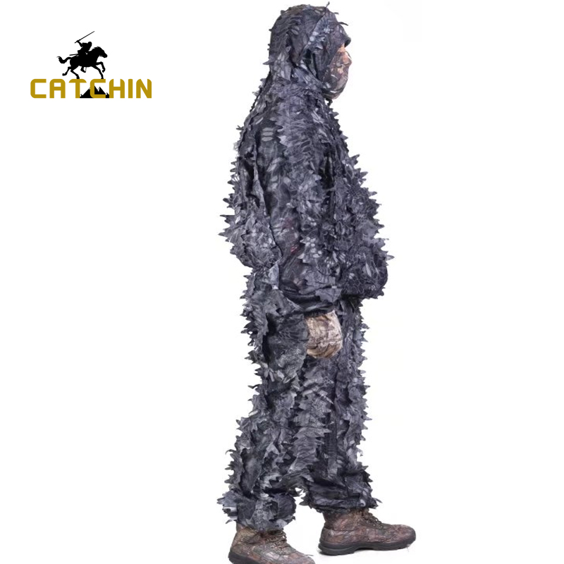 Army Sniper Military Clothes 3D Hunting Blind Camo Suits Ghillie Suits Outdoor camping Nomad Woodland Camouflage Clothing