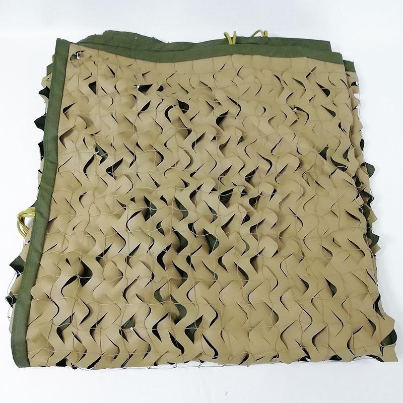 Factory direct sale military waterproof flame retardant Green Brown camouflage net green net sunshade net