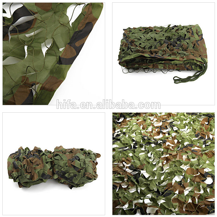 woodland camouflage net for hidden military activity