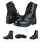 Army boots French Style ranger boots black genuine leather tactical boots