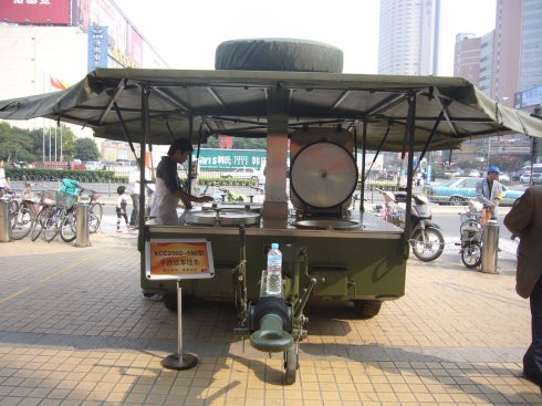 Best quality mobile kitchen trailer for cooking 150 Persons' meals army mobile kitchen