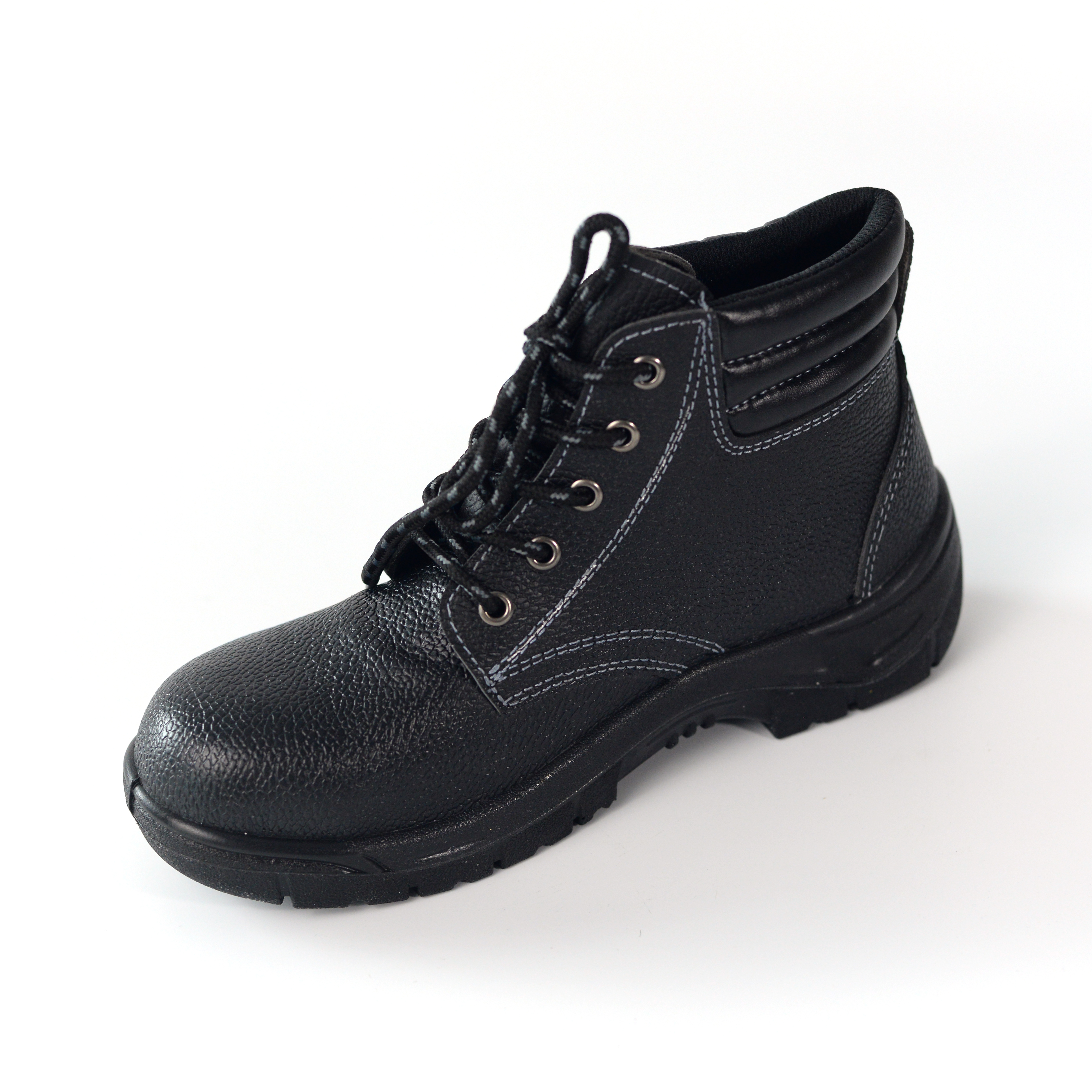 safety shoes work steel toe cap and double injection genuine leather shoes safety