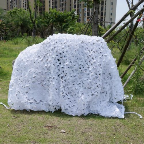 Military Supplying Lightweight snowy white camo net, white camouflage net for wedding decoration