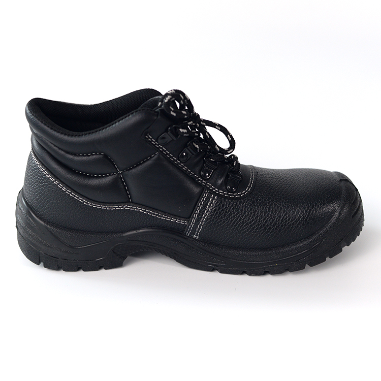 Anti-vibration genuine leather construction work shoes with steel toe steel toe safety shoes industrial boots safety shoes