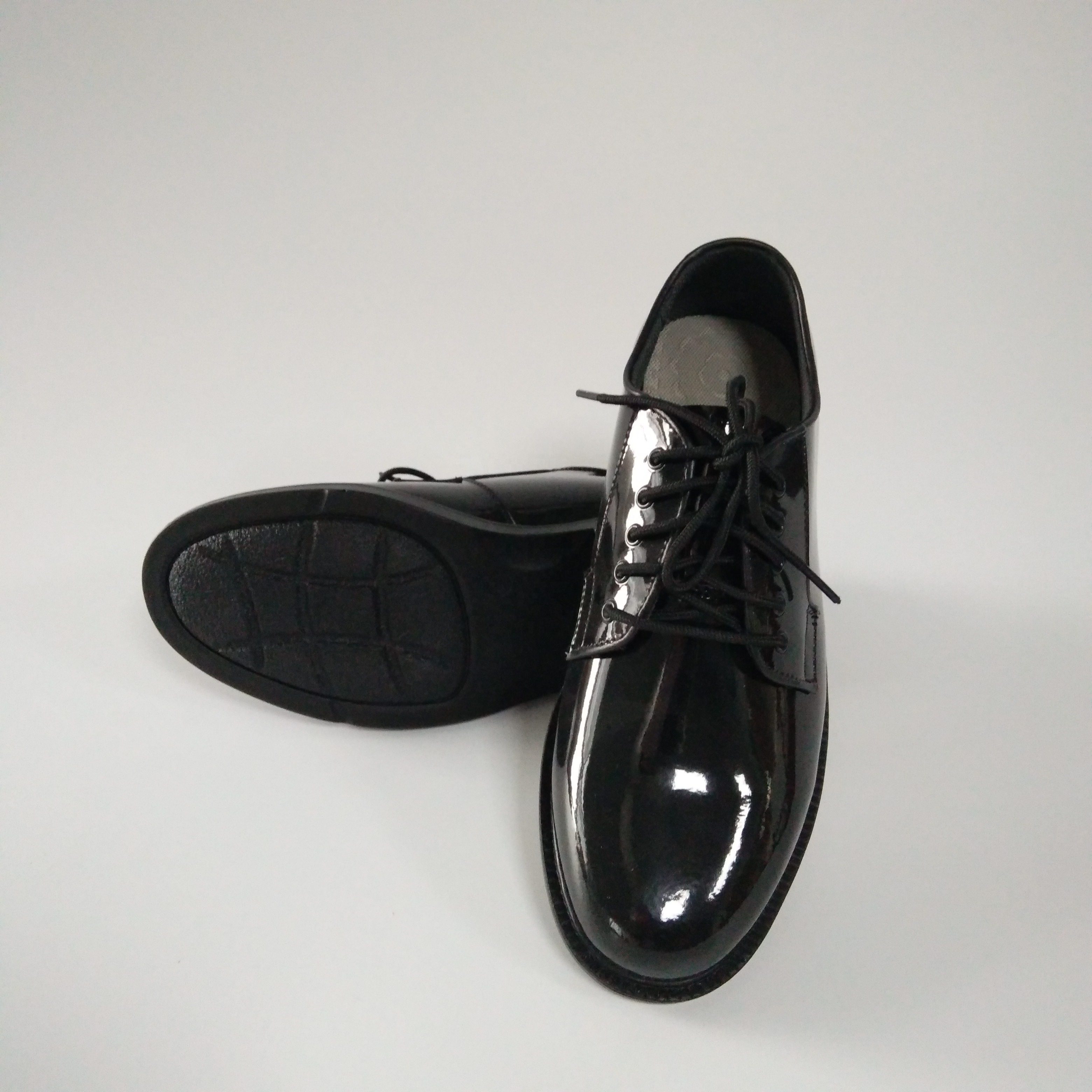 Black Genuine Leather Office Shoes National Ceremonial leather shoes Shiny Business shoes