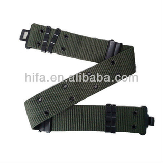 Olive Drab army webbing belt cotton web belts
