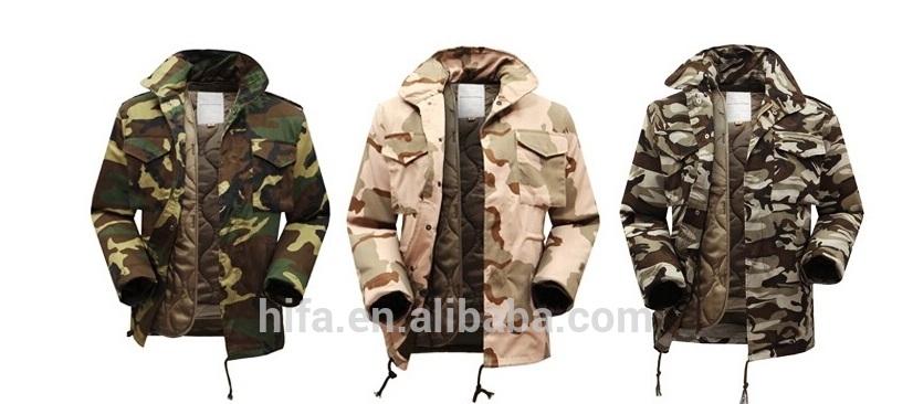 Waterproof Resistant M65 Coat overcoat windproof thermal Military Field Jacket